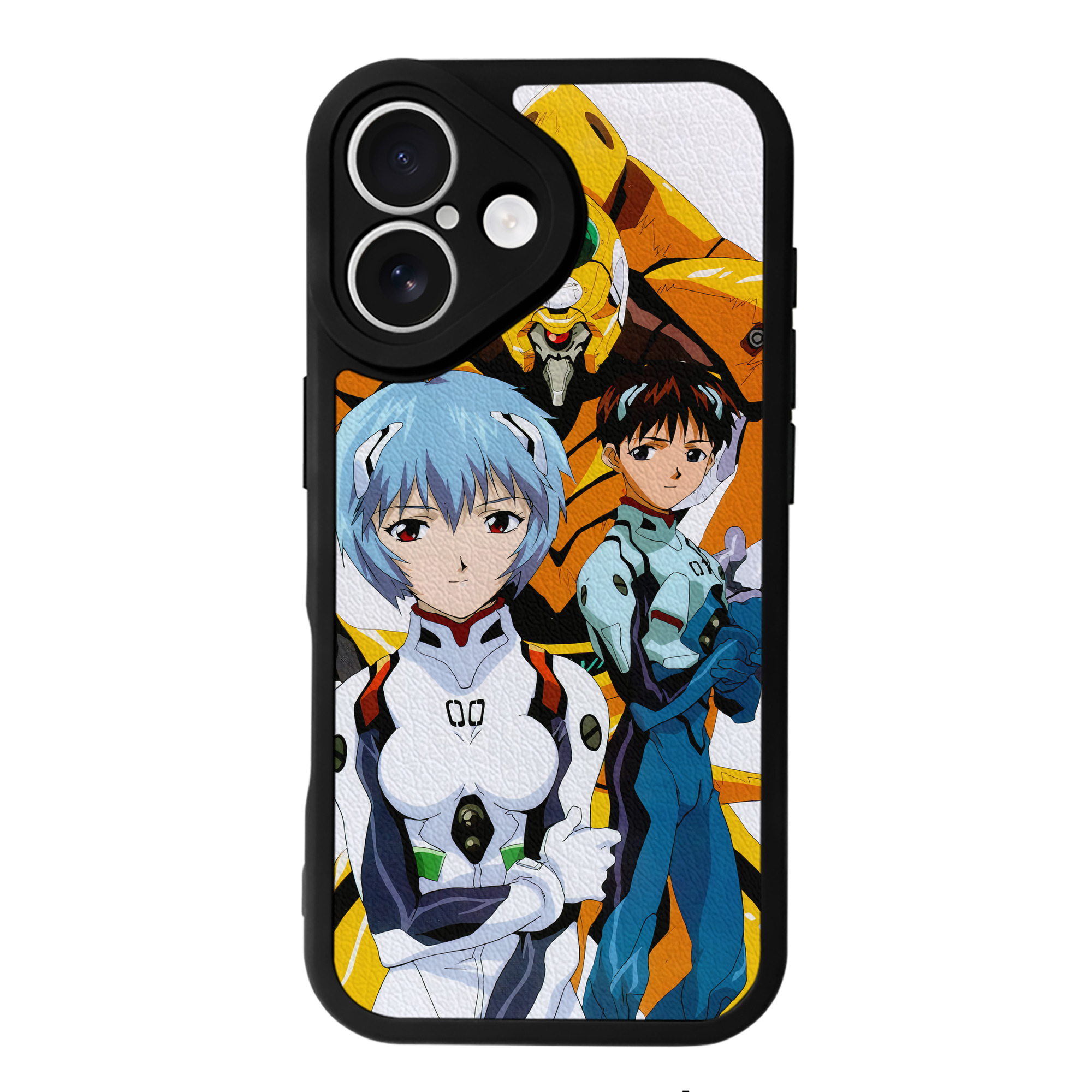 （画像用） EVA 新世紀エヴァンゲリオン 【iPhone 16シリーズ対応】シリコンスマホケース（レザー調） 材質：シリコン